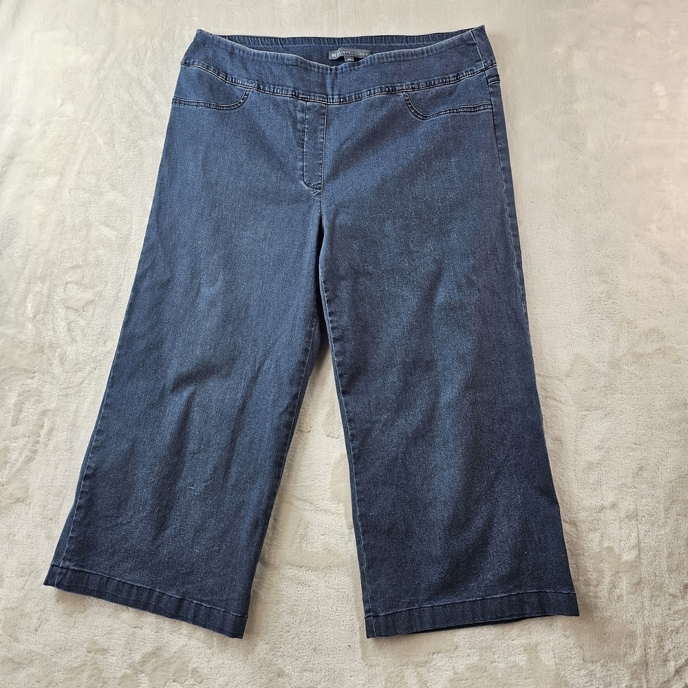 Elliot Lauren Denim Jeans Capris Women’s 10 Cut offs Culottes USA Made